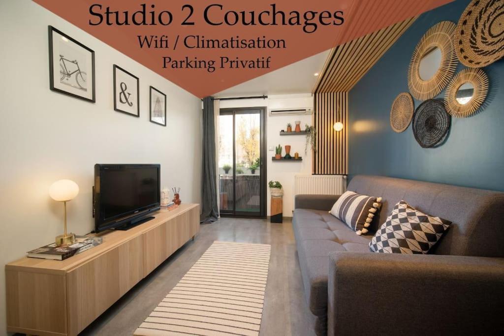 Air-Conditioned Apartment With Private Parking 마르세유 외부 사진